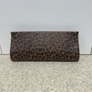NWOT Leopard Print Chain Shoulder Bag  or clutch